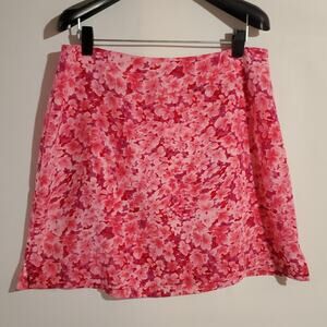Exact Change! Vtg 90s Y2K Floral Fairycore Mini Skirt Womens Junior Size 13 Pink